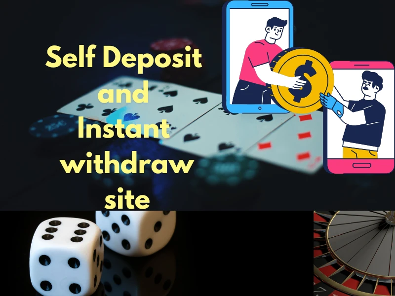 Self deposit and instant withdraw site