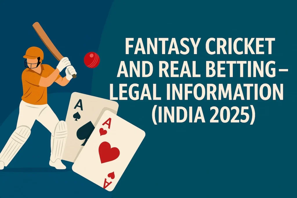 Fantasy Cricket and Real Betting