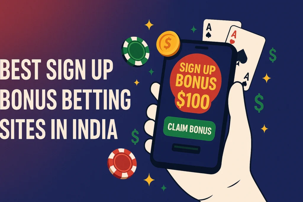 best sign up bonus betting sites in India