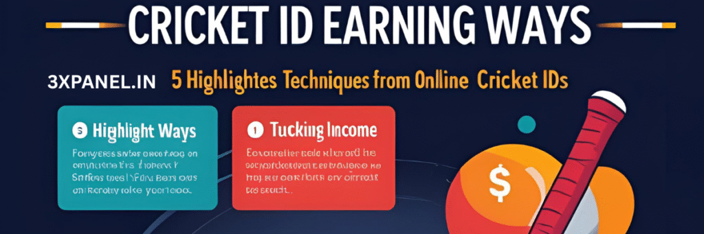 Cricket ID Earning Ways: 5 sure ways to earn money from online cricket ID