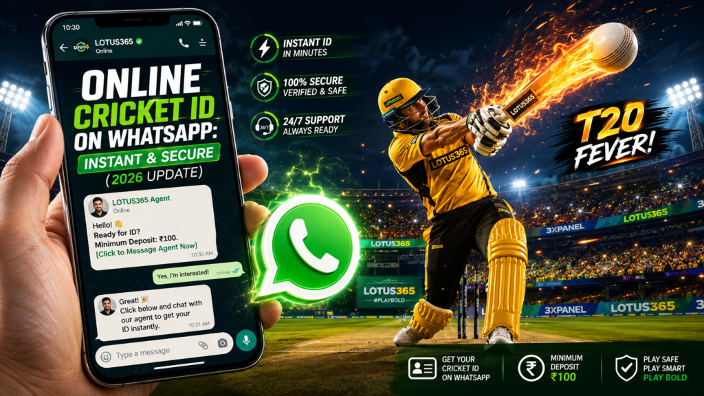 Online cricket id whatsApp number